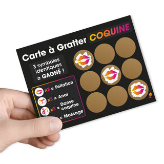 Jeu couple carte noir fellation main gauche G