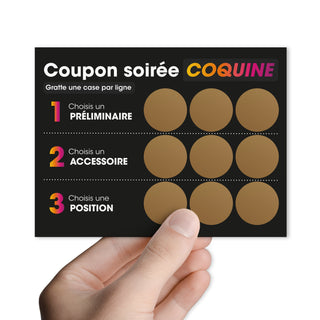 Jeu couple carte coquine NG