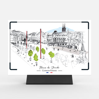 Carte postale Jaude gratté