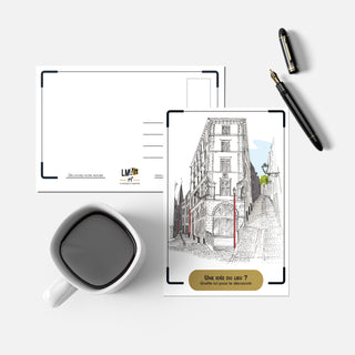 Carte postale vieux Lyon démonstration