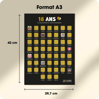 18 ans format A3