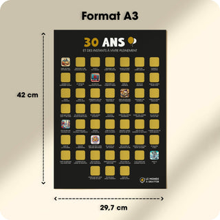 30 ans format A3