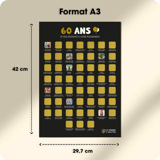 60 ans format A3