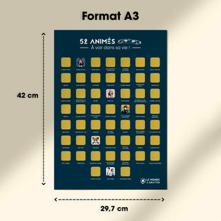 Animés cultes format A3