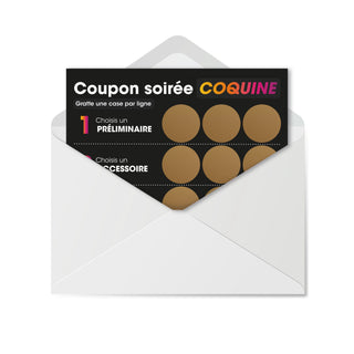 Jeu couple Soiree coquine Enveloppe NG