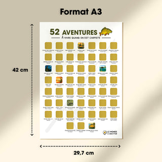 Poster carpiste format A3