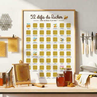 Poster rucher encadré