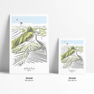 Comparaison affiche Puy de Sancy