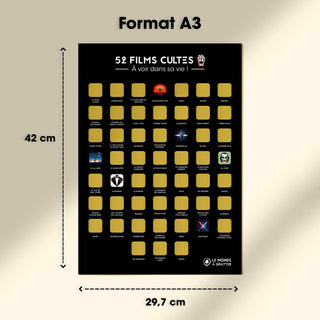 Films cultes format A3