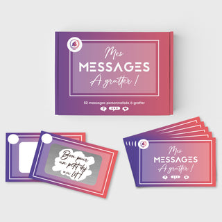 Idée cadeau couple coffret de messages personnalisables