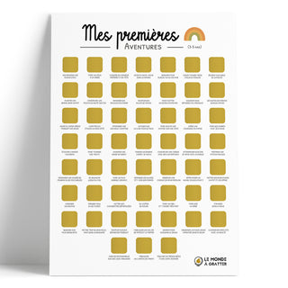 Poster 3-5 ans non gratté