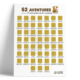 Poster chasse non gratté