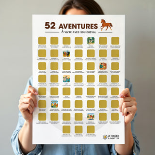 poster cheval cavalière