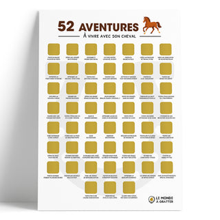 poster cheval non gratté