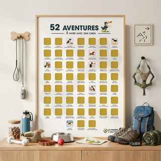 Poster chien encadré