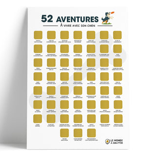 Poster chien non gratté