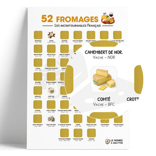 Poster fromages zoom