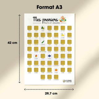 Poster fruits et légumes format