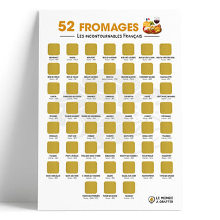 Posters fromages non gratté